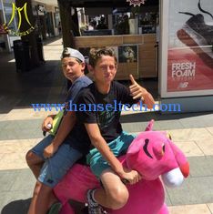 China Hansel entertainment electric walking kids unicorn motorized plush animal supplier
