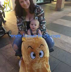 China Hansel indoor entertainment stuffed walking rideable animals toy car for mall supplier