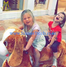 China Hansel amusement park games large 4 wheel electric plush animal bike for adults supplier