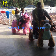 China Hansel battery operated electric walking animal plush toy rides supplier