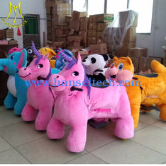 China Hansel  rideable animal on toys for mall ride plush electrical animal toy cars supplier