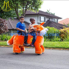 China Hansel amusement children game electric walking motorized plush animal supplier
