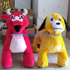 China Hansel amusement park walking coin operated plush mountable animal rides supplier
