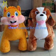 China Hansel amusement park games children electric stuffed walking animal rides supplier