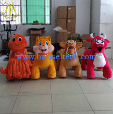 China Hansel kids battery operated electronic ride on plush animal cars supplier