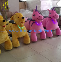 China Hansel plush ride on animals kids walking toys walking ride on mall supplier