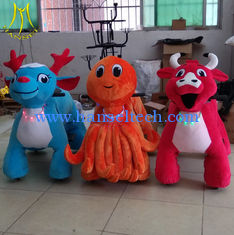 China Hansel electric kids amusement rides stuffed animal ride for shopping mall supplier
