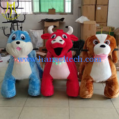 China Hansel amusementt park walking stufffed kids electric animal toy ride supplier