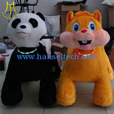 China Hansel amusement toy battery operated walking stuffed ride on stuffed animals supplier