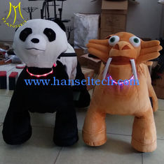 China Hansel amusement park walking indoor playground stuffed electric animal scooter supplier