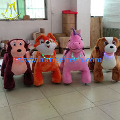 China Hansel  battery powered plush toy ride on animals shopping mall plush motorized animals supplier