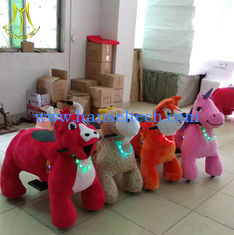 China Hansel commercial mall rideable animal electric ride on unicorn with non coin for rental parties supplier