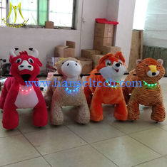 China Hansel  4 wheel zippy battery animal kids ride on zoo animals kiddie ride dinosaur park supplier