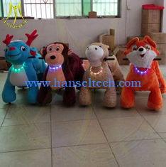 China Hansel coin operated game machine electric kids ride on furry animal supplier