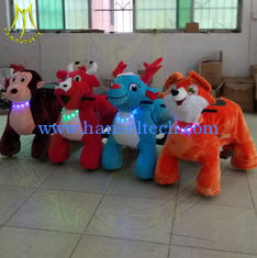 China Hansel amusement park playground ride on plush animal electric scooter supplier