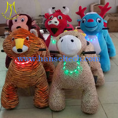 China Hansel walking battery powered funny kids ride on plush animals supplier