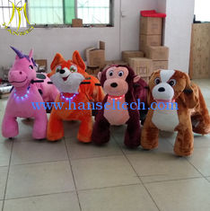 China Hansel 2019 coin operated plush animal jungle rides electric scooters for birthday party supplier