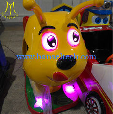China Hansel amusement park swing toy fiberglass kids coin operated rides supplier
