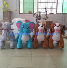 China Hansel safari animal ride on toy walking animals scooters in amusement park ride supplier