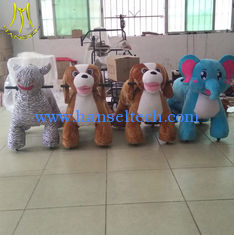 China Hansel wholesale animal designs coin operated plush animal panda riding factory supplier