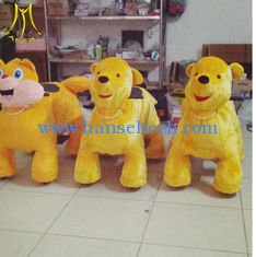 China Hansel amusement park game equipment ride on motorized animals plush riding supplier