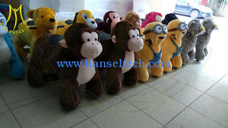 China Hansel amusement park walking plush battery powered animals ride supplier