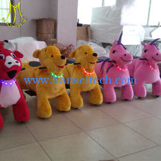 China Hansel  outdoor playground unicorn electric scooter with battery walking dog toy supplier