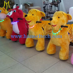 China Hansel shopping mall electric animal panda ride walking amusement animal bike supplier