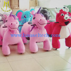 China Hansel  wholesale kids stuffed coin operated dinosaur ride scooter supplier