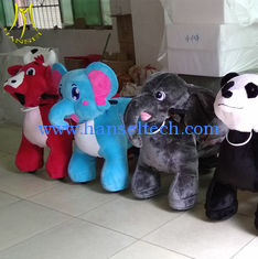 China Hansel  kiddie ride amusement park soft stuffed animal car ride for children supplier