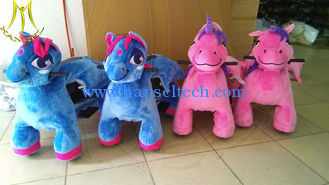 China Hansel  electric mountable plush motorized animal for shopping mall supplier