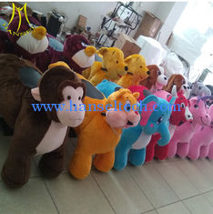 China Hansel  plush animal 4 wheel zippy scooter for kids battery amusement park rides supplier