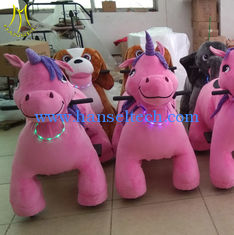 China Hansel battery operated electric indoor stuffed motorized horse toy scooter for adults supplier