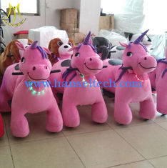 China Hansel outside amusement park rides with non coin children electric cars with ride on horse toy pony for sale supplier