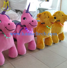 China Hansel hot in Christmas holiday battery operated animal car 4 wheel animal scooter supplier