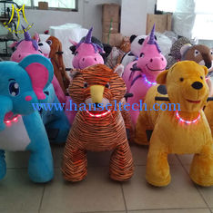 China Hansel  battery operated zoo riders plush walking animal for kids supplier