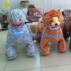 China Hansel 2018 kids fun bull ride machine animal entertainment plush ride for mall supplier