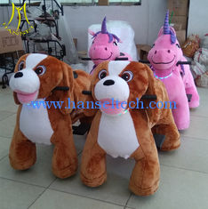 China Hansel  new plush animal electric scooter dinosaur park animal coin operated dog supplier