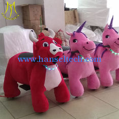 China Hansel kids rides motorcycle for sale amusement ride hot plush stuffed safari animal supplier