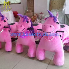 China Hansel plush horse plush electrical animal toy car stuffed animals zoo riding for kids supplier