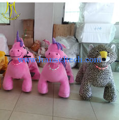 China Hansel amusement ride 4 wheel battery operated unicorn  kid bike electric scooter with battery supplier