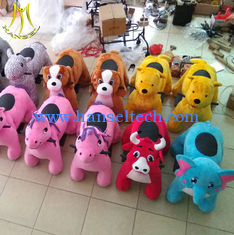 China Hansel  kids ride on animals toy electric stuffed animals adults can ride for outdoor playground supplier