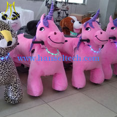 China Hansel new coin operated animal bike rides animals toy electric car in mall supplier