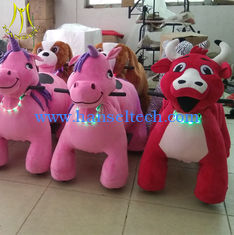 China Hansel  Hot sale large plush horse animal walking ride  plush animal electric scooter supplier