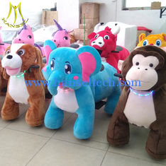 China Hansel high quality walking electric animal for park power wheels ride on animal supplier