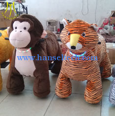 China Hansel  carnival rides walking animal plush power wheels ride on animal toy supplier