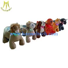 China Hansel  new coin operated battery plush animal electric scooter for shopping mall supplier