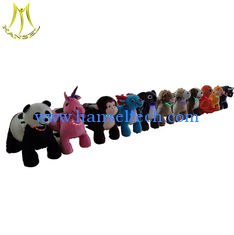 China Hansel  amusement park games electric riding panda machine used kiddie rides for sale supplier