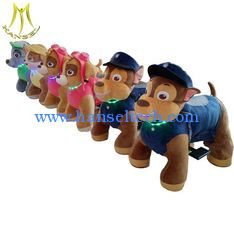 China Hansel  plush motorized animals ride on animal for shopping mall supplier