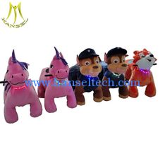 China Hansel amusement park unicorn coin operated walking animal rides supplier